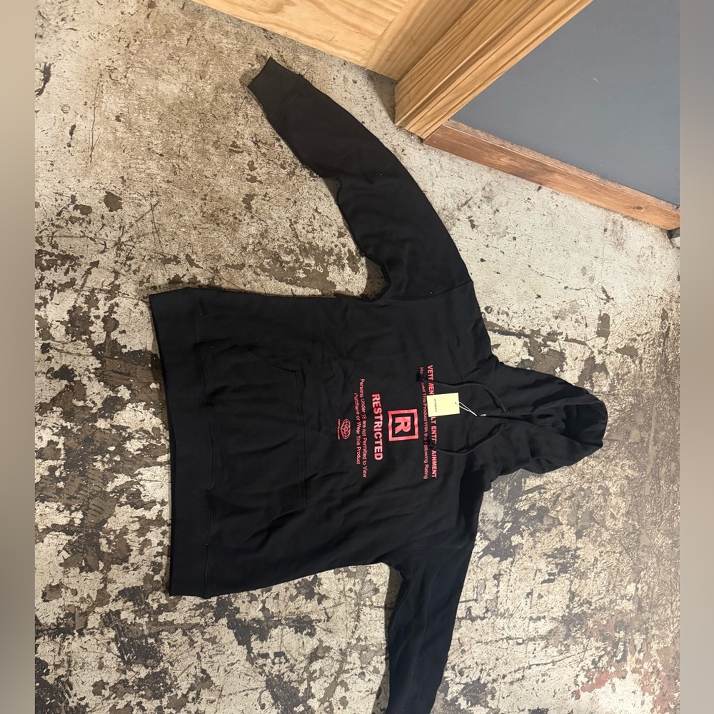 vetement rated r hoodie